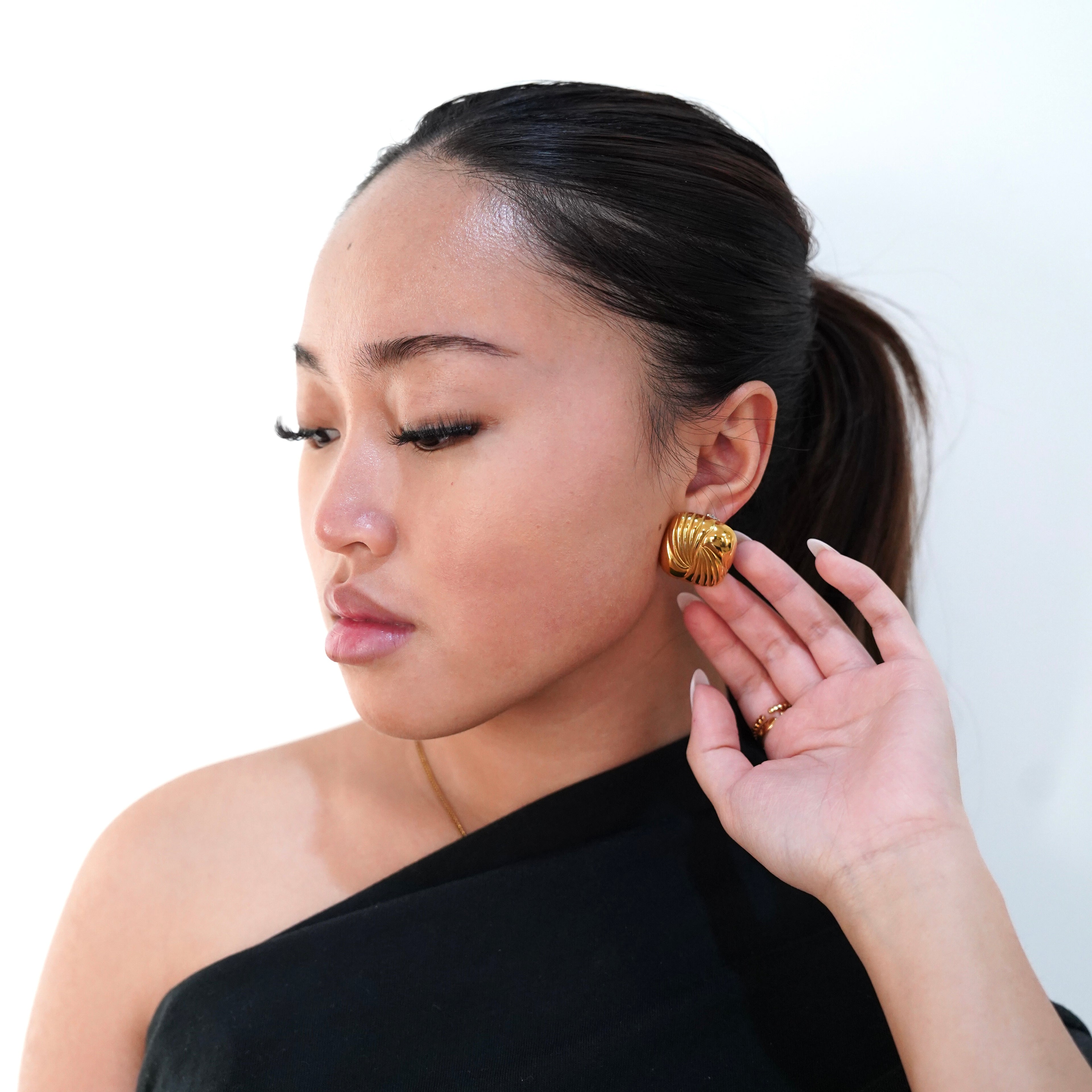 Demi Earrings| 18K Gold